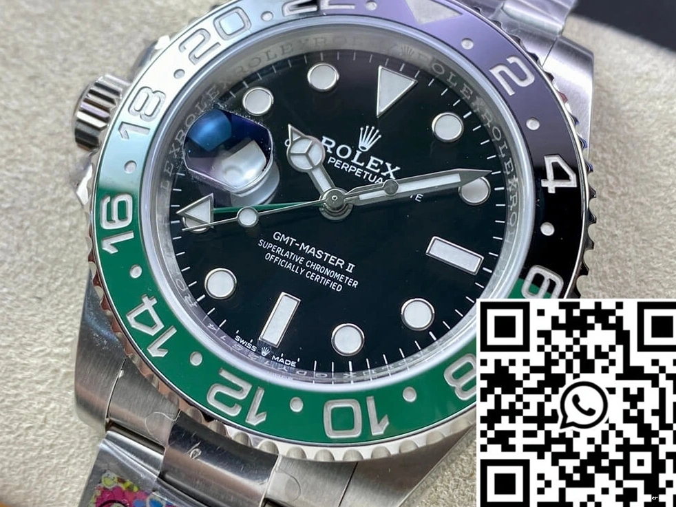 II Factory Black Rolex Master M126720VTNR-0001 GMT Dial Clean 0107